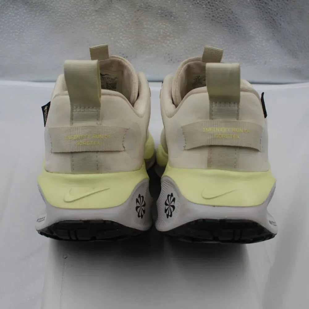 Nike ReactX Infinity Run 4 GORE-TEX Pale Ivory White Black Sz 9